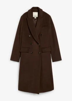 Mujer bonprix bonprix Abrigo tipo americana de mezcla de lana suave