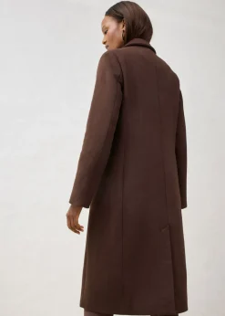 Mujer bonprix bonprix Abrigo tipo americana de mezcla de lana suave