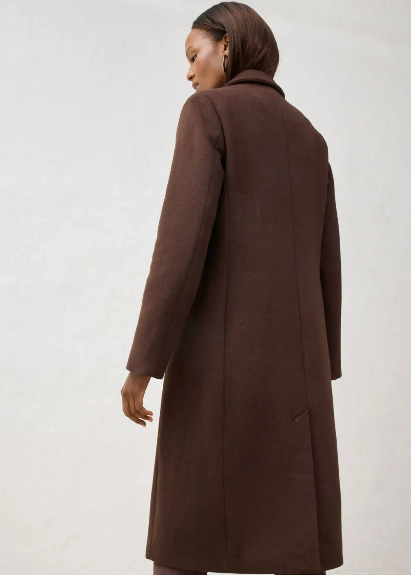 Mujer bonprix bonprix Abrigo tipo americana de mezcla de lana suave