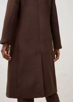 Mujer bonprix bonprix Abrigo tipo americana de mezcla de lana suave