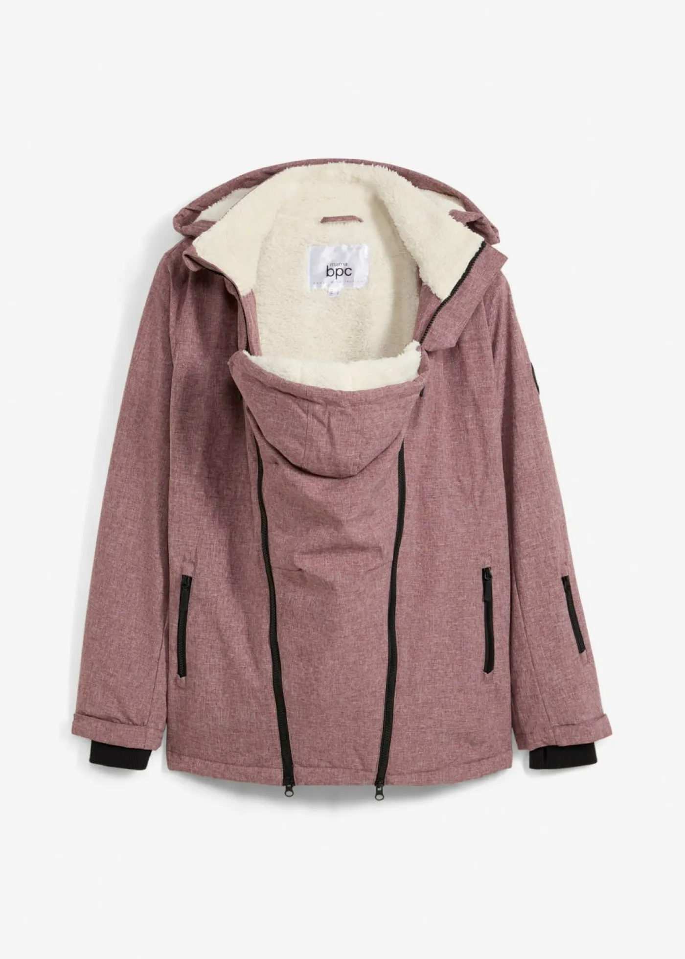Mujer bonprix bonprix Agradable chaqueta premamá 3 en 1 y de porteo