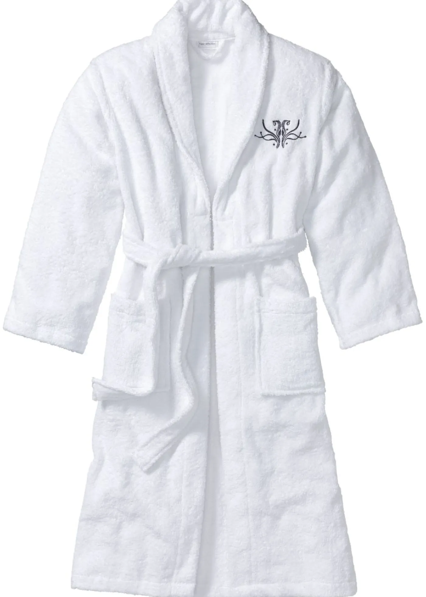 Mujer bonprix bonprix Albornoz de rizo de algodón puro