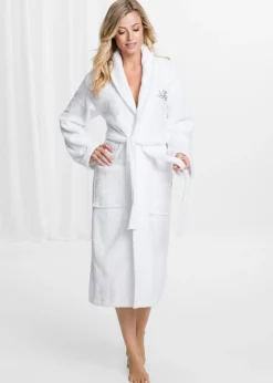 Mujer bonprix bonprix Albornoz de rizo de algodón puro