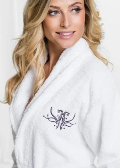 Mujer bonprix bonprix Albornoz de rizo de algodón puro