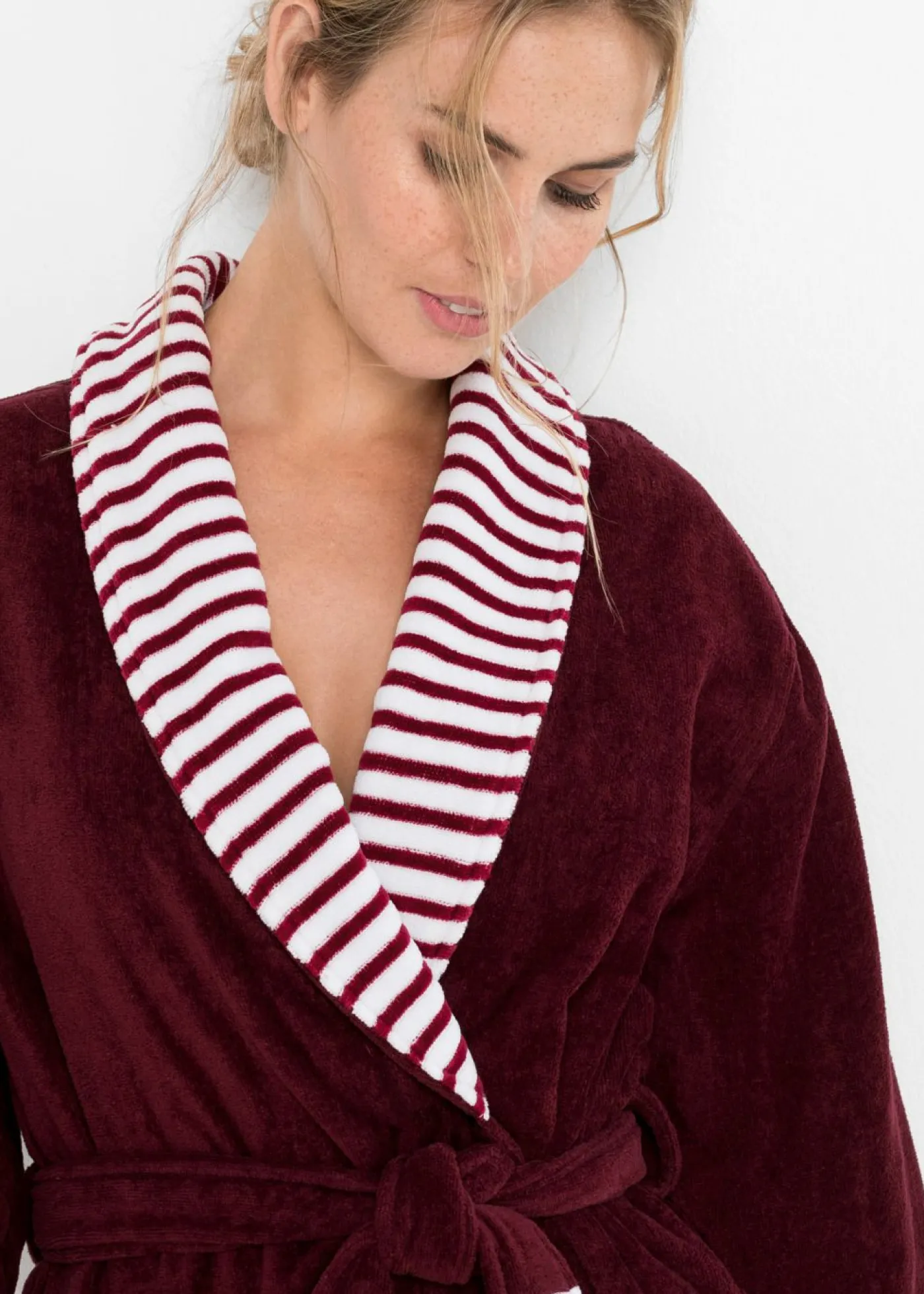 Mujer bonprix bonprix Albornoz de rizo de algodón