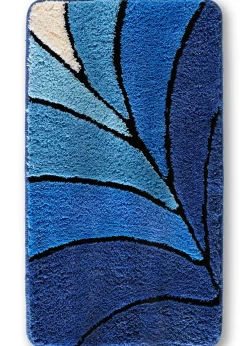 bonprix bonprix Muebles De Baño·Alfombrillas De Baño|Alfombrillas De Baño>Alfombra de baño de pelo alto Azul