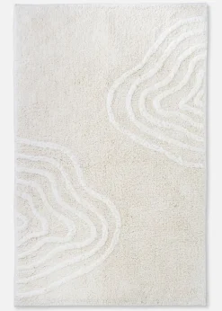 bonprix bonprix Muebles De Baño·Alfombrillas De Baño|Alfombrillas De Baño>Alfombrilla de baño con diseño gráfico Crudo con estampado gráfico