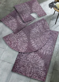 bonprix bonprix Muebles De Baño·Alfombrillas De Baño|Alfombrillas De Baño>Alfombrilla de baño con diseño étnico marrón