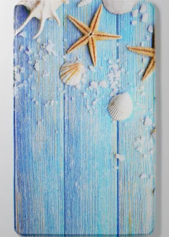 bonprix bonprix Muebles De Baño·Alfombrillas De Baño|Alfombrillas De Baño>Alfombrilla de baño con espuma viscoelástica Azul