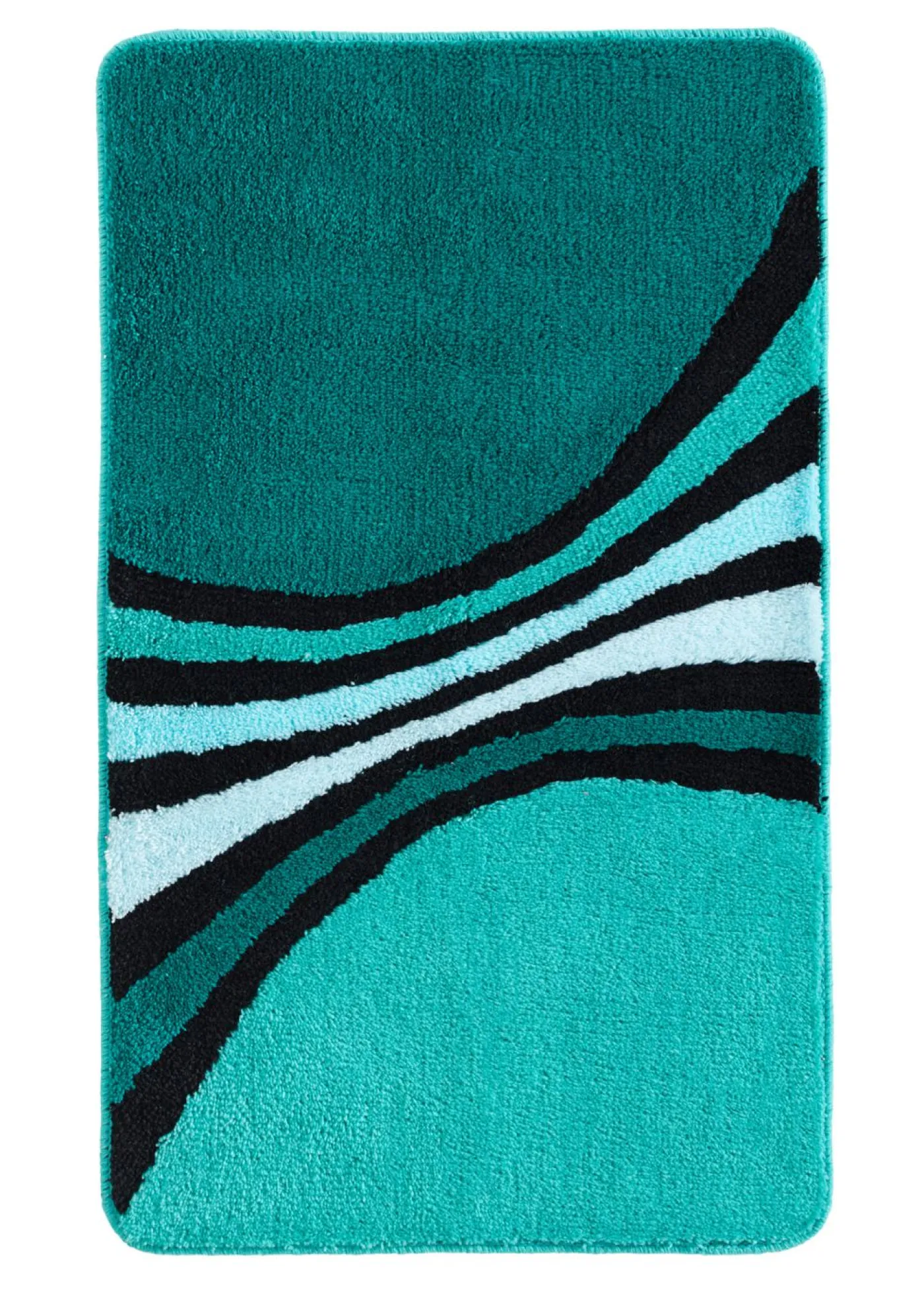 bonprix bonprix Muebles De Baño·Alfombrillas De Baño|Alfombrillas De Baño>Alfombrilla de baño con rayas Azul petróleo