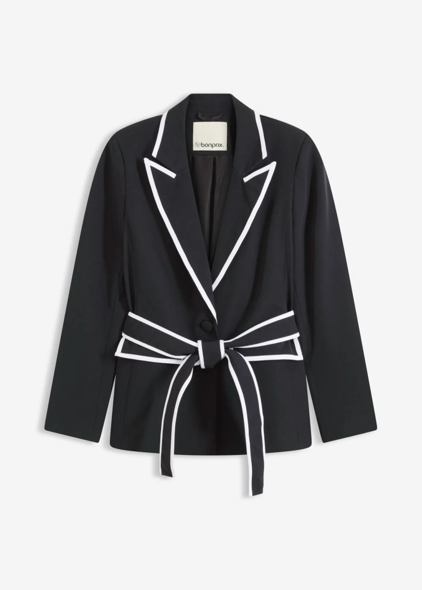 bonprix bonprix Blazers>Americana Negro-blanco