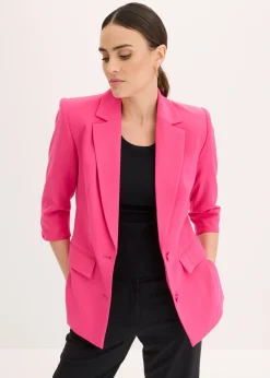 bonprix bonprix Blazers>Americana con hombros marcados en tendencia Pink lady