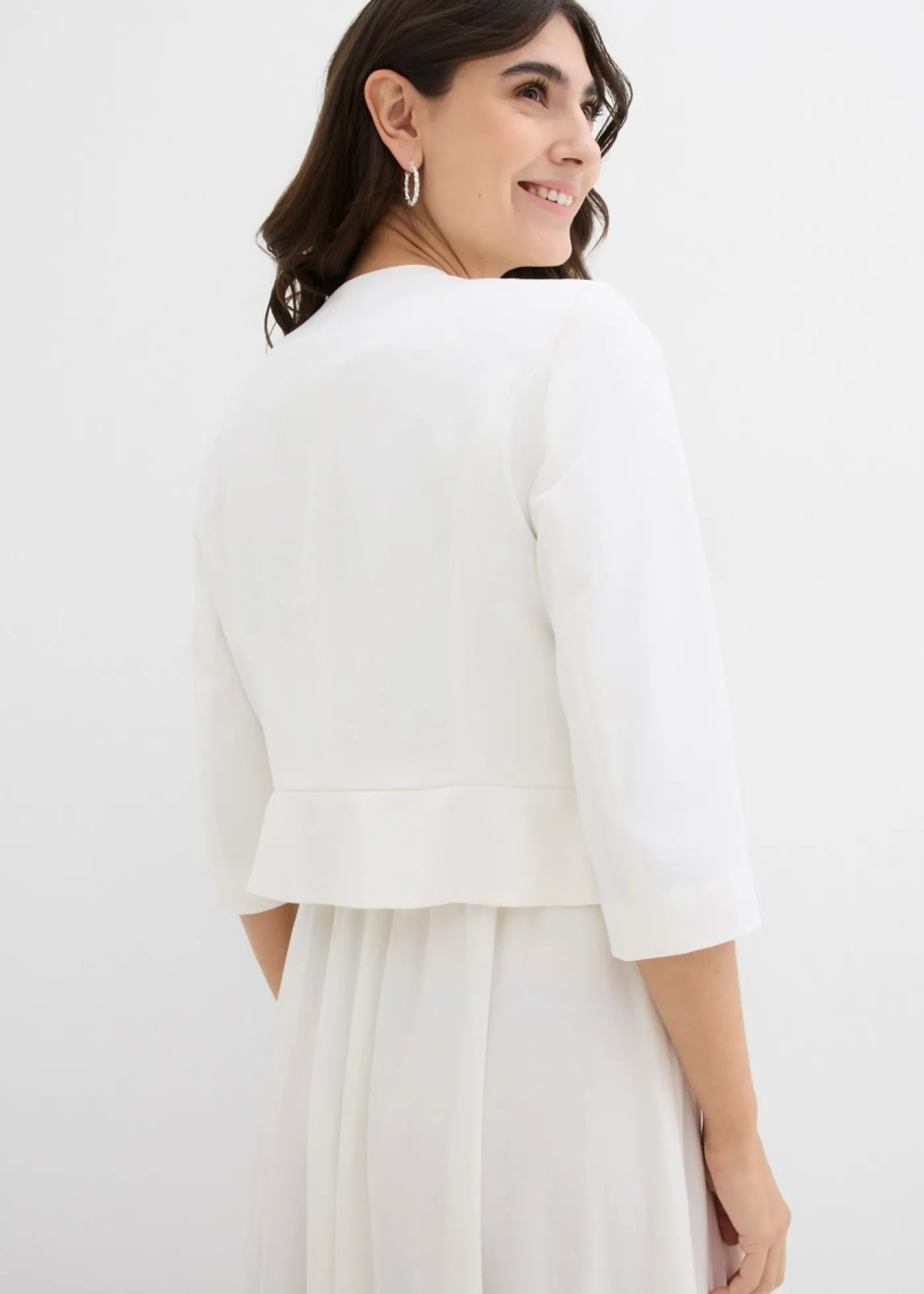 Mujer bonprix bonprix Americana corta premamá de satén