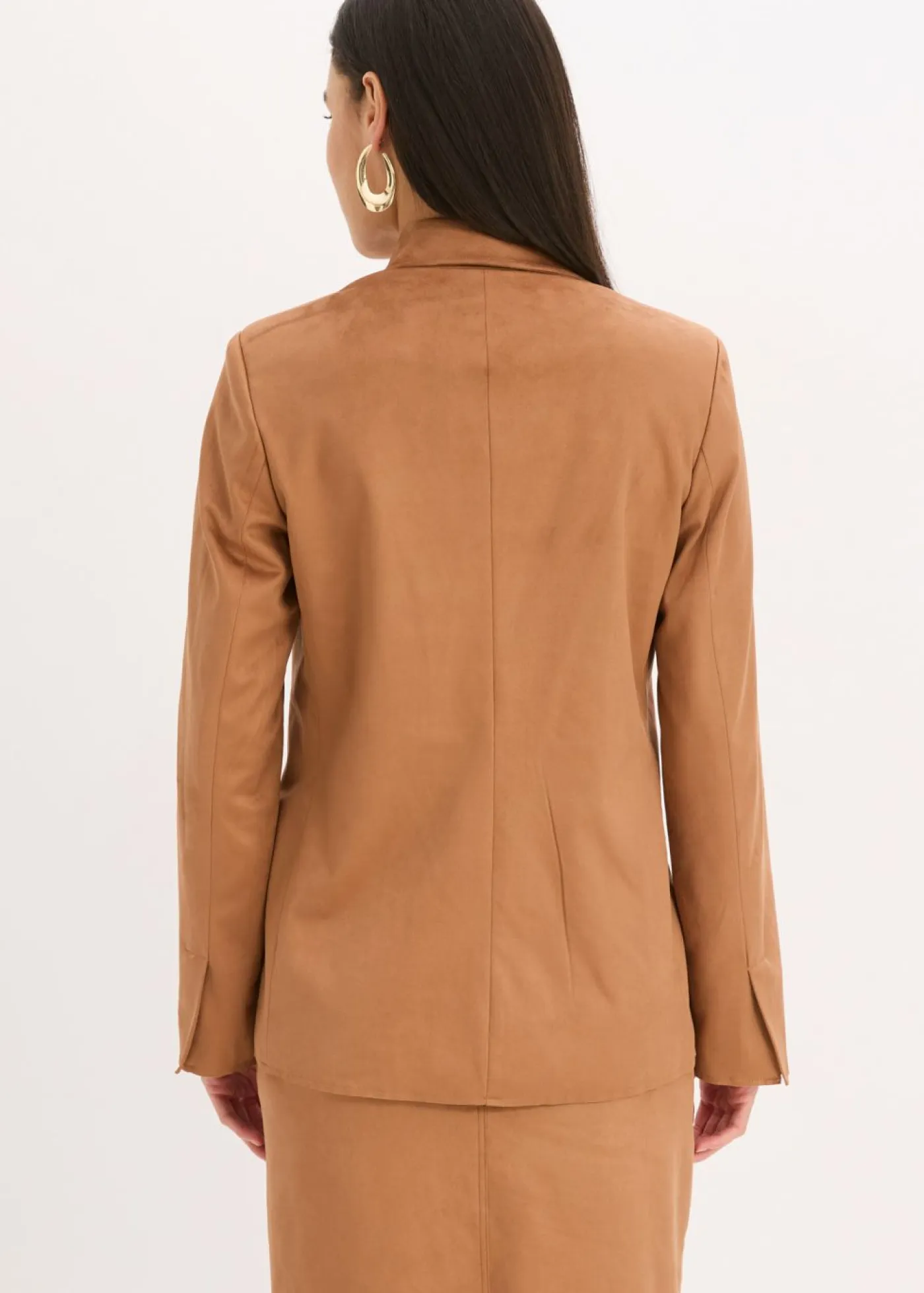 bonprix bonprix Blazers>Americana de ante sintético Marrón moka