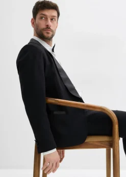 Hombre bonprix bonprix Americana de esmoquin con elástico y corte ajustado