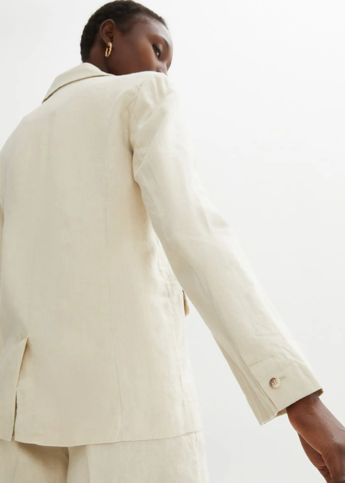 Mujer bonprix bonprix Americana de lino puro