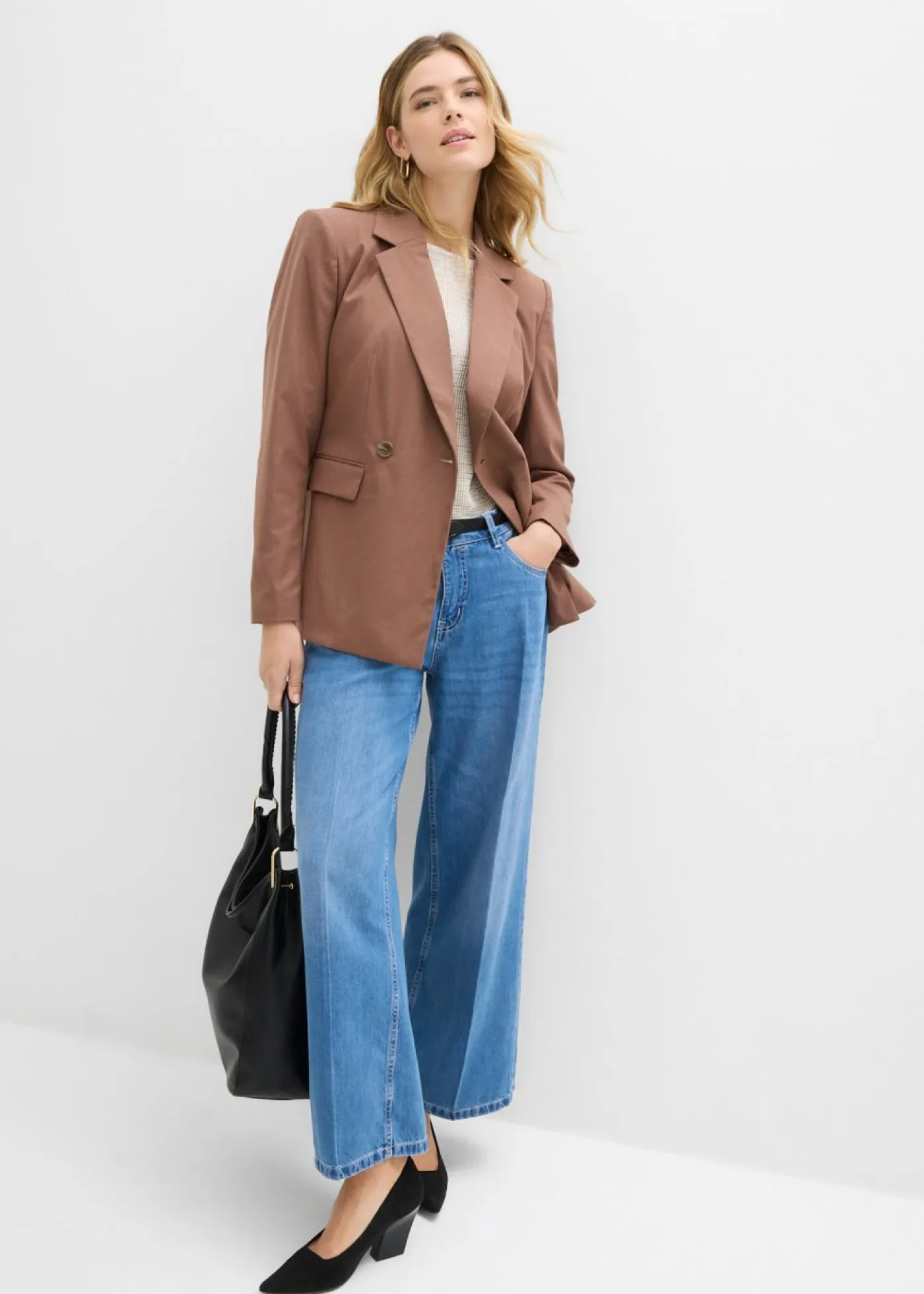 Mujer bonprix bonprix Americana de mezcla de viscosa