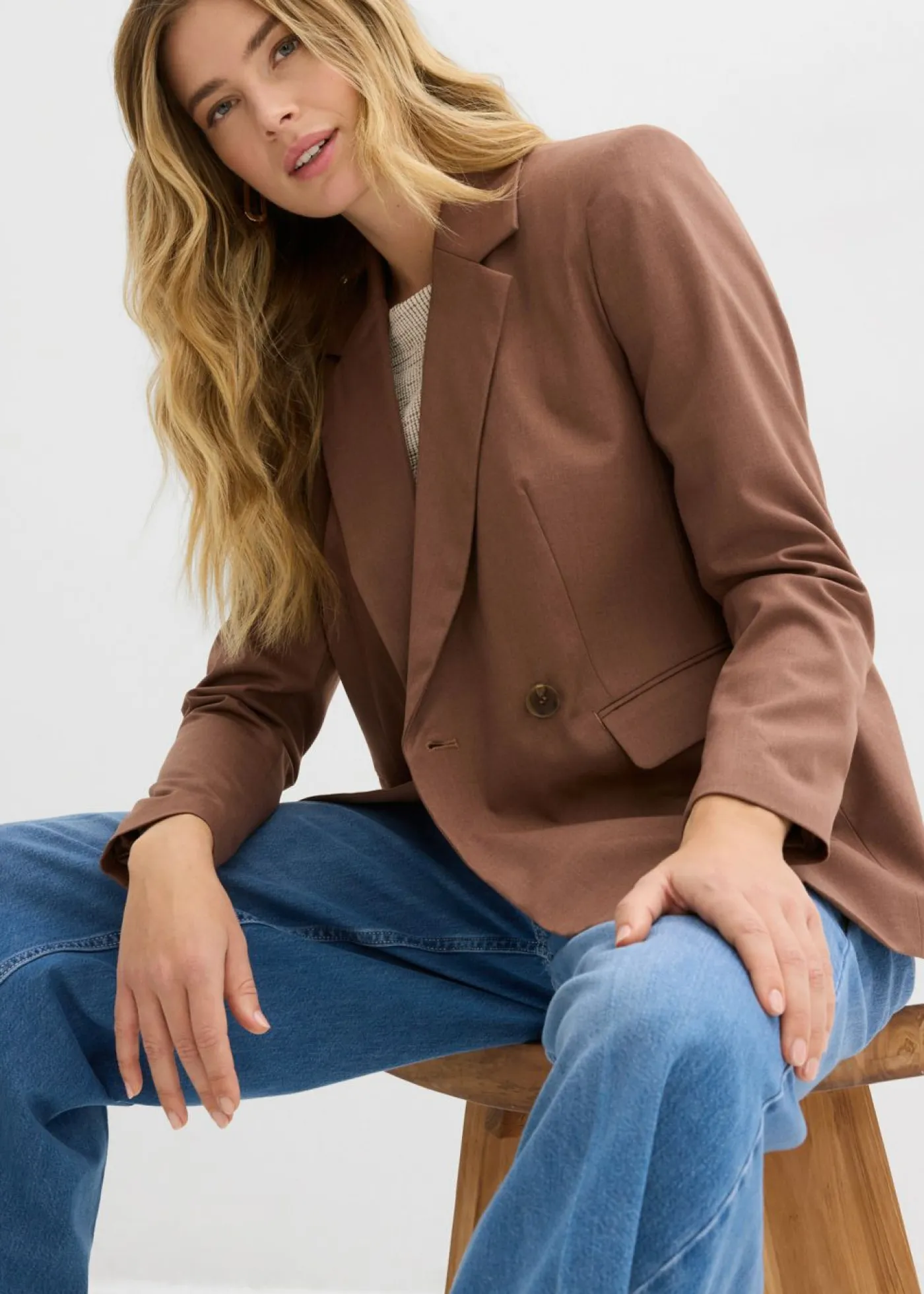 Mujer bonprix bonprix Americana de mezcla de viscosa