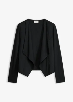 bonprix bonprix Blazers>Americana de punto de mezcla de viscosa Negro