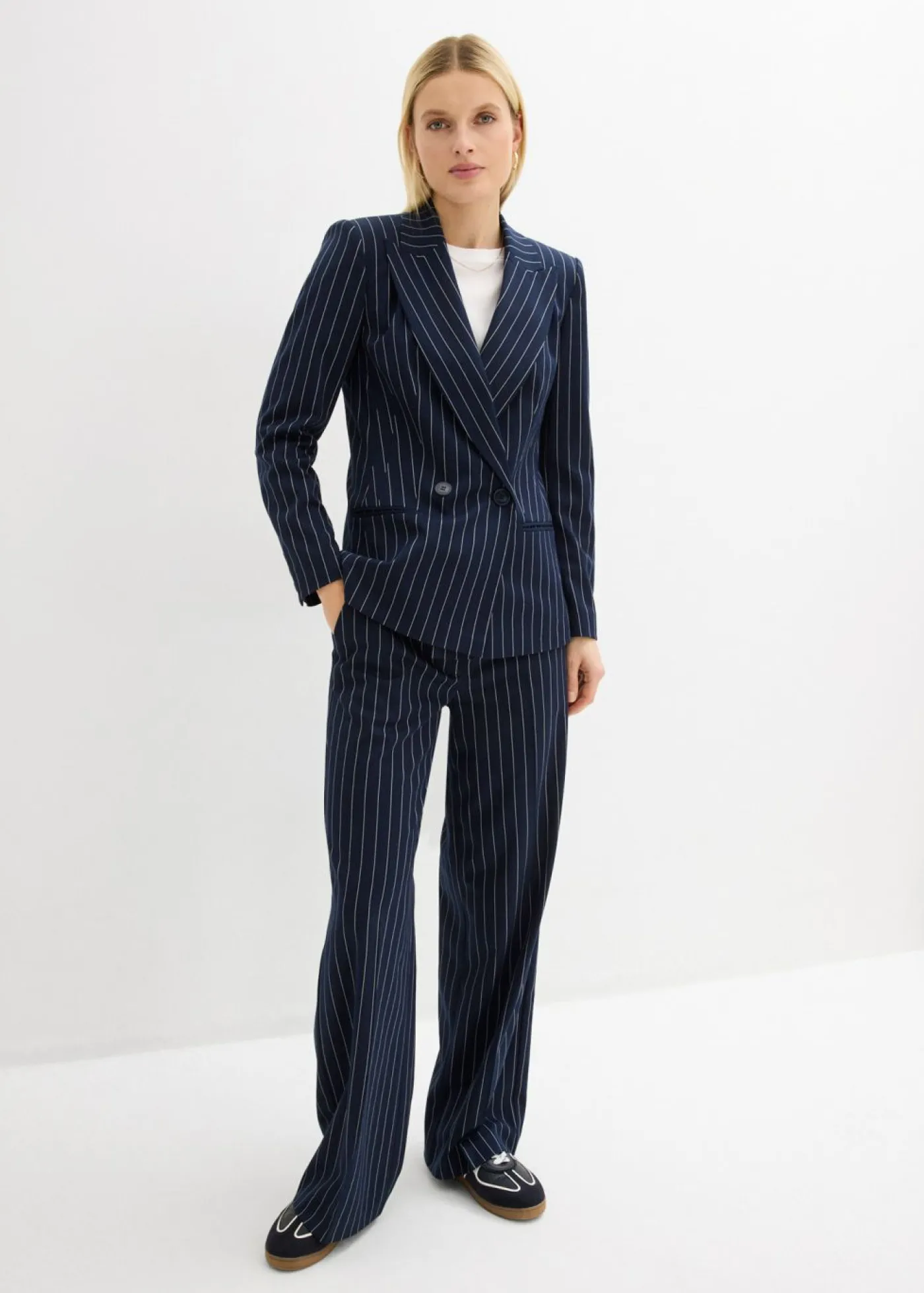 Mujer bonprix bonprix Americana de raya diplomática