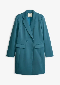 Mujer bonprix bonprix Americana larga con escote en V y mangas largas