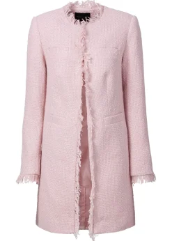 bonprix bonprix Blazers>Americana larga de bouclé rosa pálido