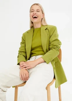 Mujer bonprix bonprix Americana larga de mezcla de viscosa