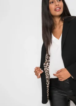 Mujer bonprix bonprix Americana larga de mezcla de viscosa fluida