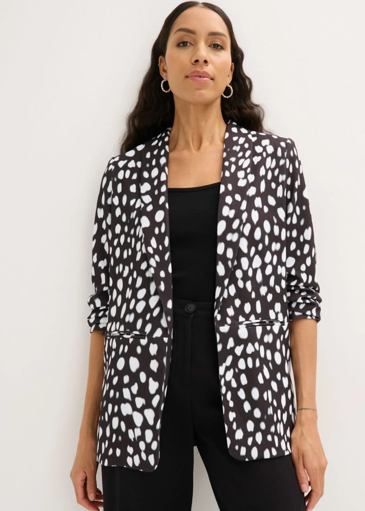 Mujer bonprix bonprix Americana larga estampada