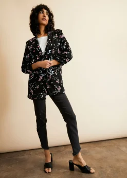 Mujer bonprix bonprix Americana larga estampada