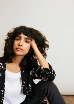 Mujer bonprix bonprix Americana larga estampada