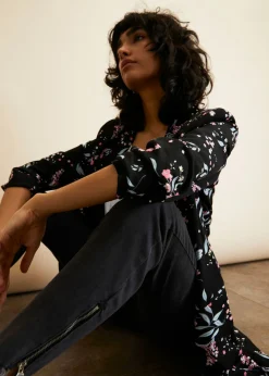 Mujer bonprix bonprix Americana larga estampada