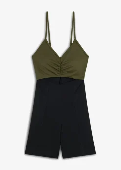 bonprix bonprix Bañadores>Bañador Negro-verde oliva oscuro