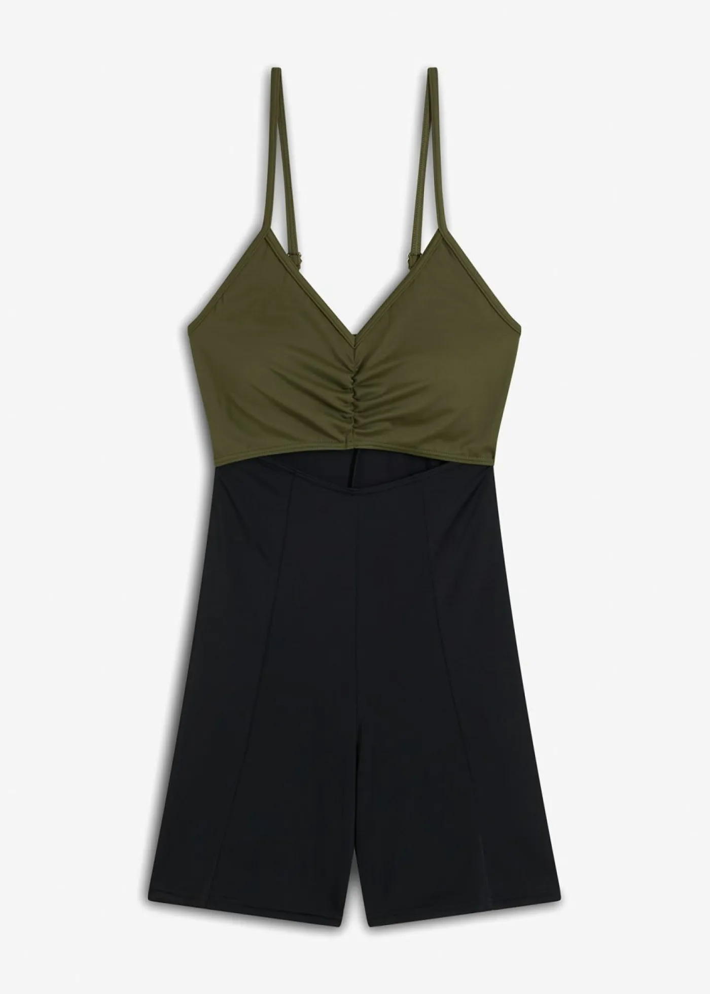 bonprix bonprix Bañadores>Bañador Negro-verde oliva oscuro