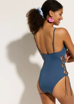 Mujer bonprix bonprix Bañador con cordón