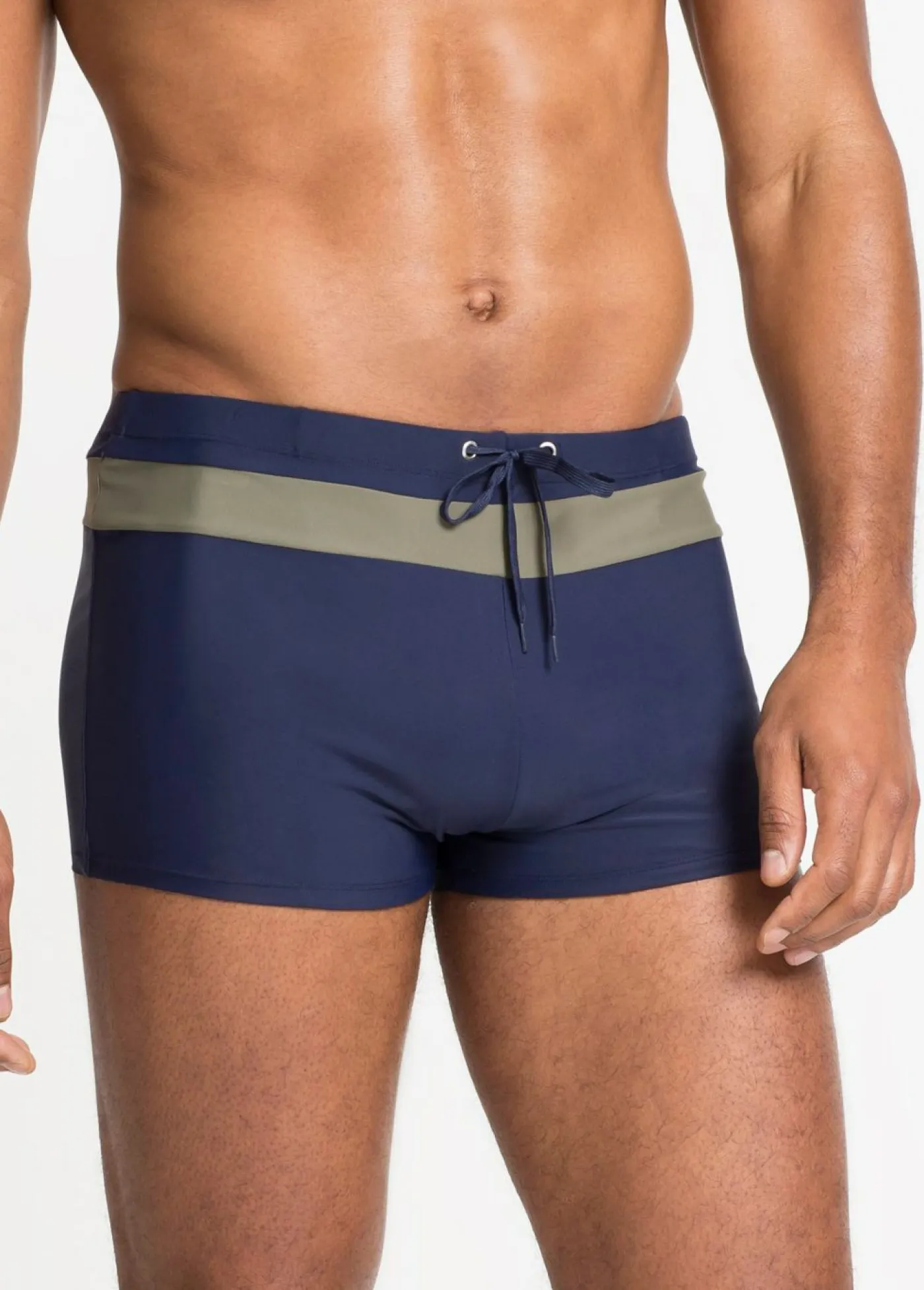 bonprix bonprix Trajes De Baño|Ropa De Playa>Bañador con cordón Azul marino