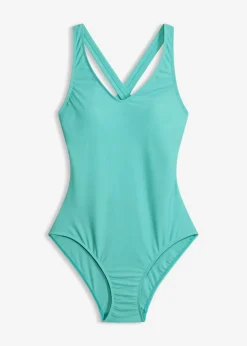 bonprix bonprix Novedades|Bañadores>Bañador con costuras decorativas turquesa