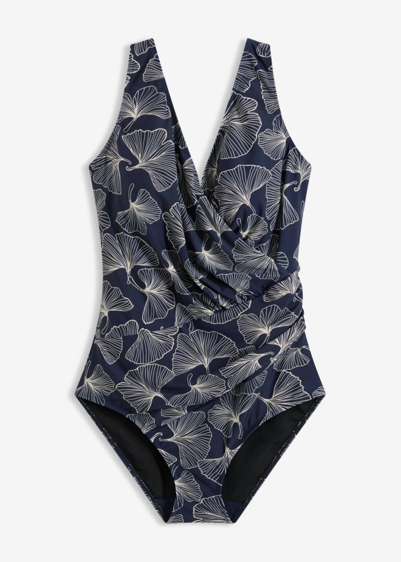 bonprix bonprix Bañadores>Bañador con efecto moldeador medio y efecto cruzado Azul marino