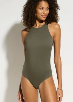 Mujer bonprix bonprix Bañador con escote pronunciado en la espalda