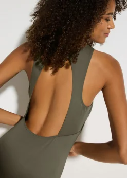 Mujer bonprix bonprix Bañador con escote pronunciado en la espalda