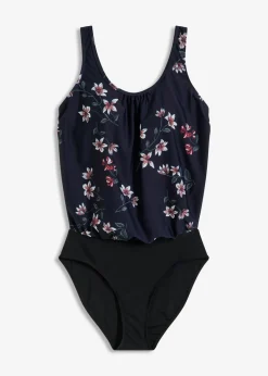 bonprix bonprix Bañadores>Bañador con forma de globo azul almirante con flores