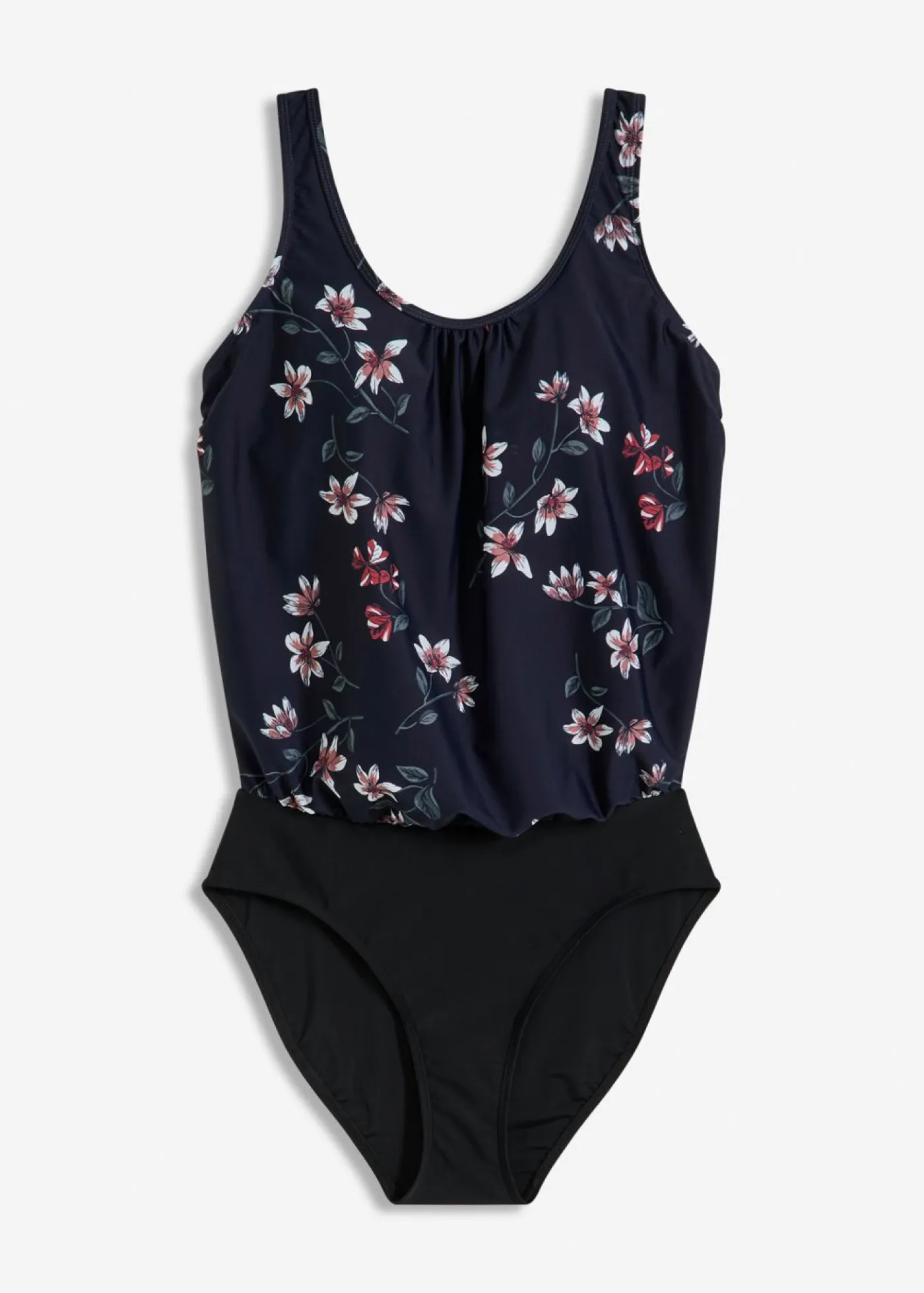 bonprix bonprix Bañadores>Bañador con forma de globo azul almirante con flores