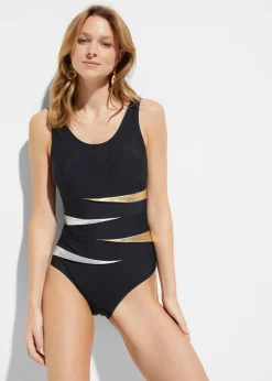 Mujer bonprix bonprix Bañador con gran efecto moldeador e insertos