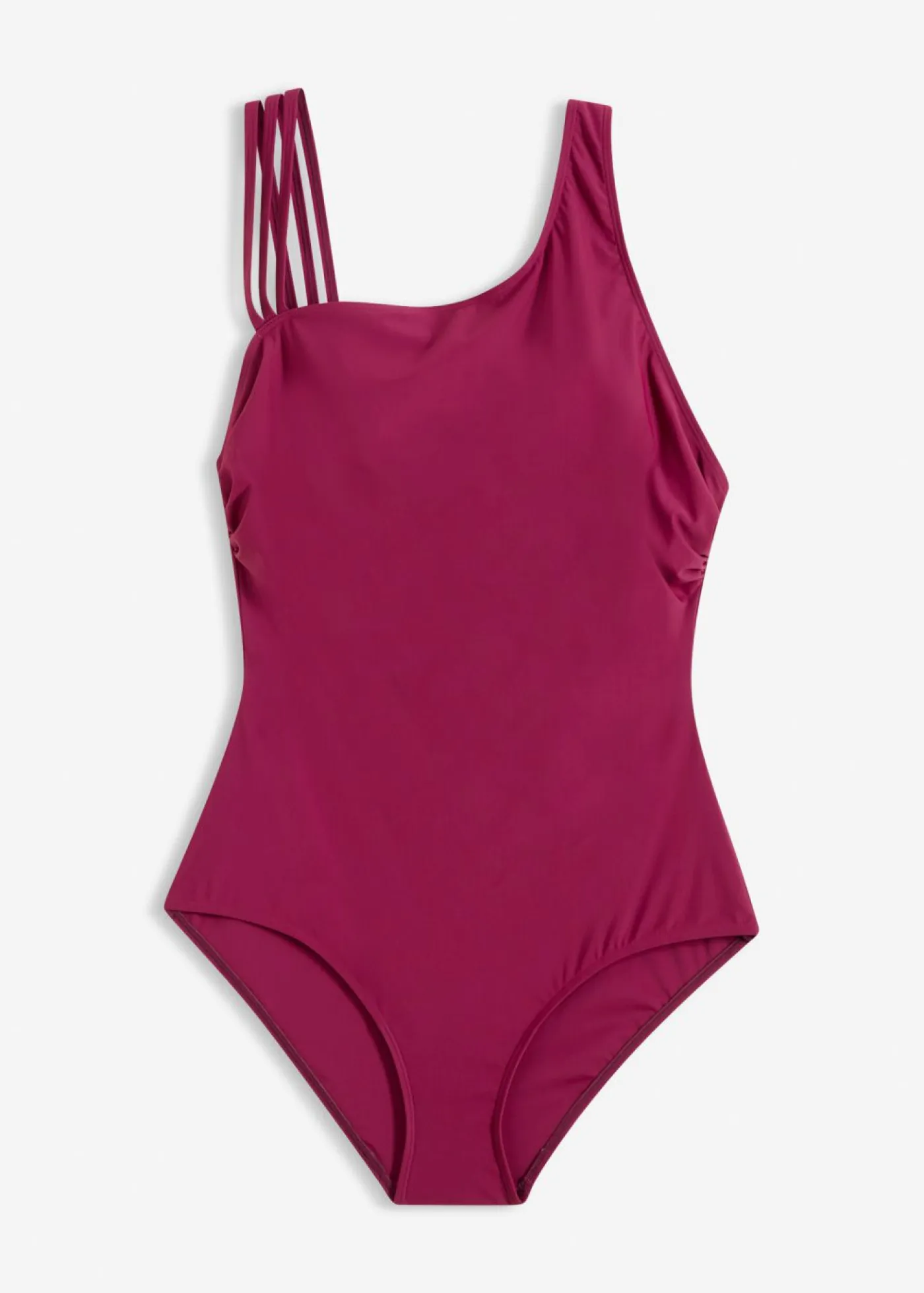 Mujer bonprix bonprix Bañador con ligero efecto moldeador de un solo hombro