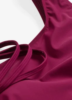 Mujer bonprix bonprix Bañador con ligero efecto moldeador de un solo hombro