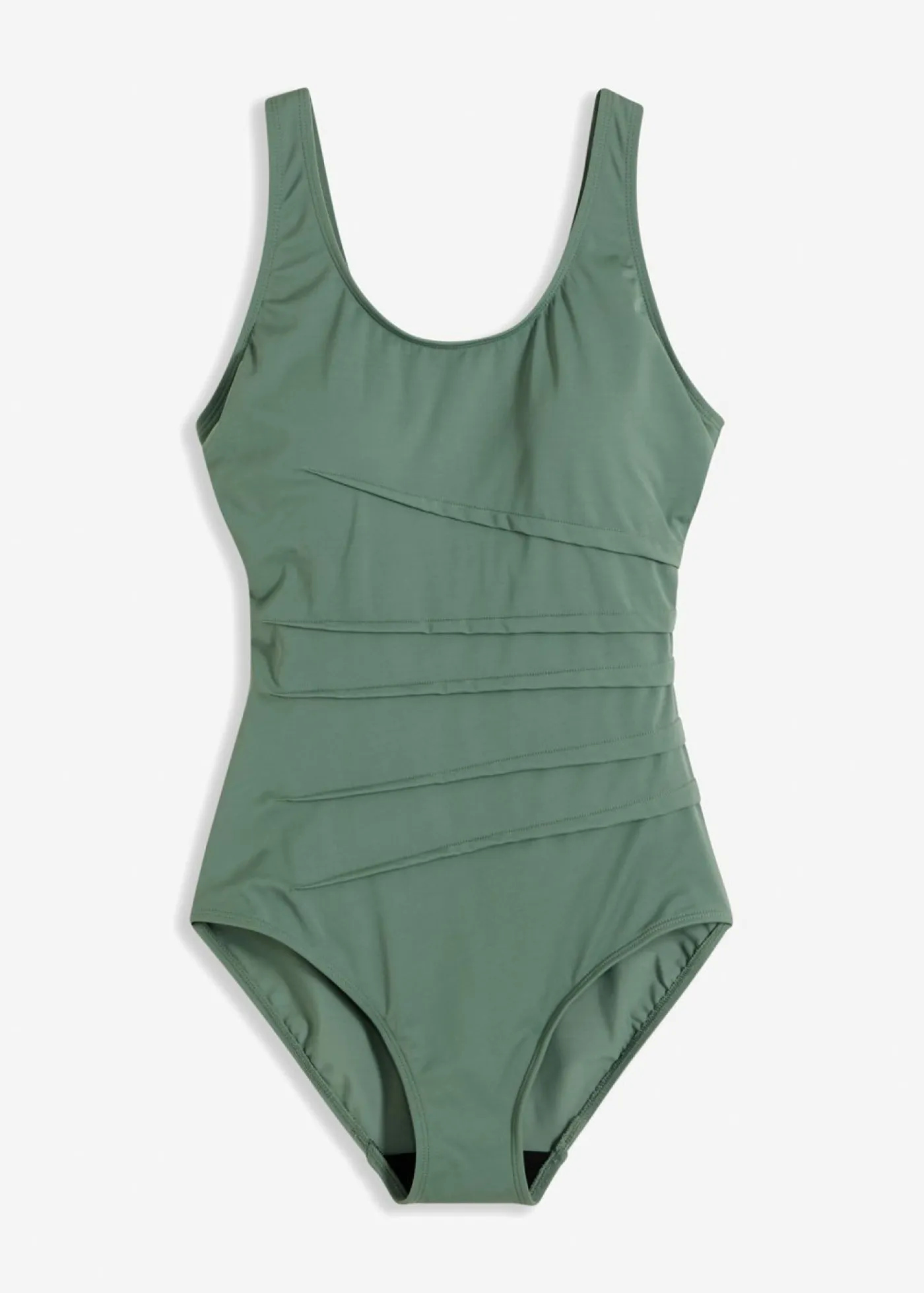 Mujer bonprix bonprix Bañador con ligero efecto moldeador y pliegues decorativos