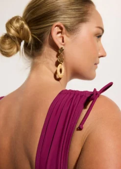 Mujer bonprix bonprix Bañador con ligero efecto moldeador y tirantes anchos