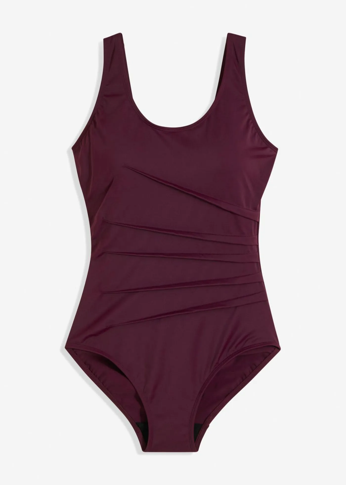 Mujer bonprix bonprix Bañador con ligero efecto moldeador y pliegues decorativos