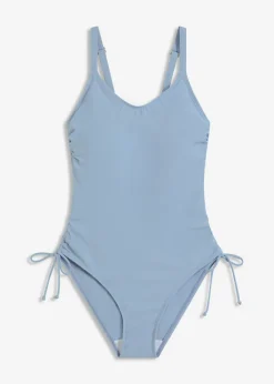 Mujer bonprix bonprix Bañador con ligero efecto moldeador y cordones