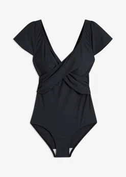 Mujer bonprix bonprix Bañador con ligero efecto moldeador y diseño cruzado